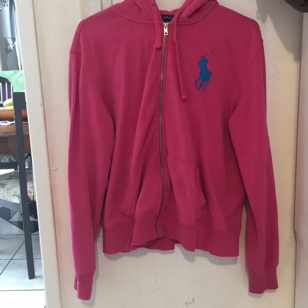 Ralph Lauren pink hoodie